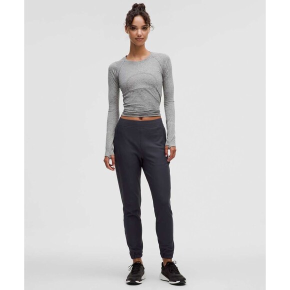 Lululemon Adapted State High-Rise Tech Fleece JoggerBlack W5DK5S Size 10 Gym